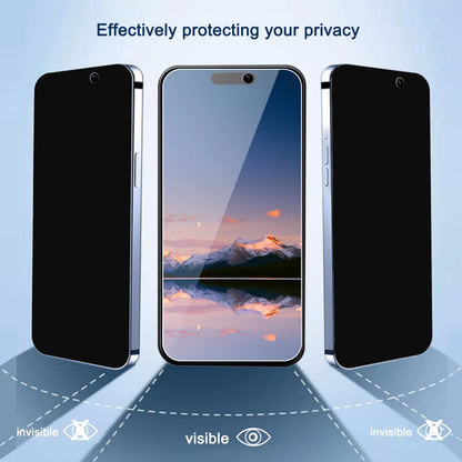 3-PACK for Iphone 17 16 15 14 13 12 11 Pro Max X XS XR Privacy Anti-Spy Tempered GLASS Screen Protector Accessories Transparent